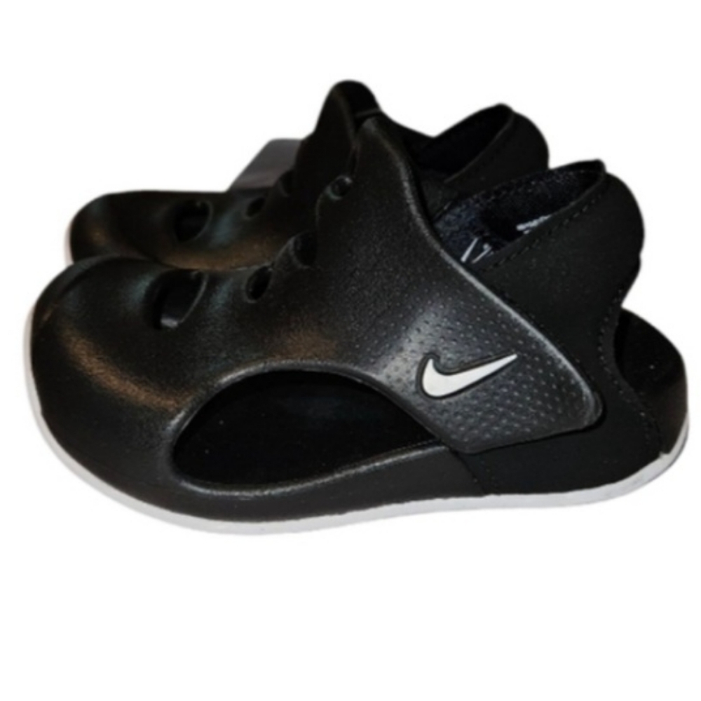 Boys Nike Sunray Protect 3 Sandals Size 7C Black/White New w/box